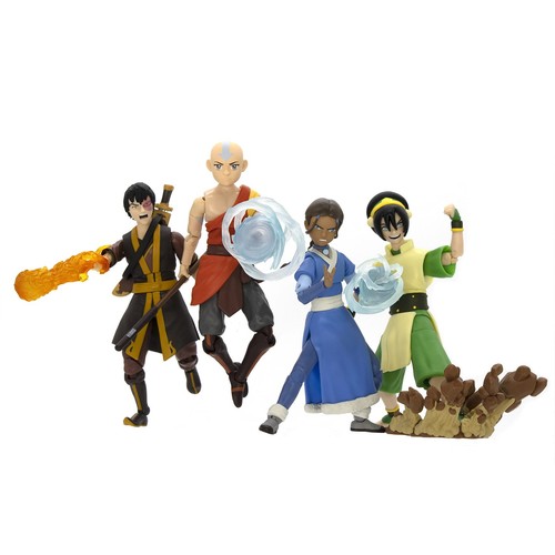 Avatar: The Last Airbender Elements BST AXN 5-inch Action Figure Anime 4-Pack