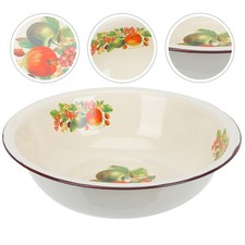  Retro Kitchenware Home Display Basin Sink Enamel Large for Washing