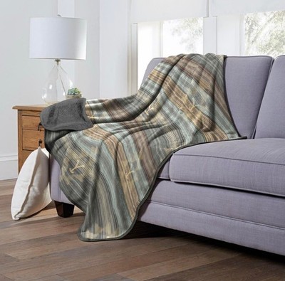 Northwest Yellowstone Silk Touch Sherpa Throw Blanket, 60'' x 80'', Western Ombre
