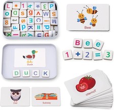 Magnetic Letters Numbers Alphabet Fridge Magnets ABC 123 Educational Toy Set Pre