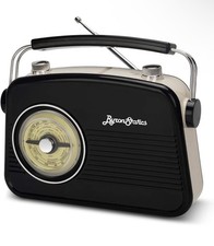 NEW Byron Statics Portable AM/FM Radio Rotary Dial Model AM66 No Original Box