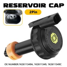 Master Cylinder Brake Fluid Cap For VW 05-18 Jetta Golf GTI MK5 A3 Eos 1K2611349