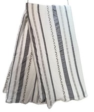 Bedsure Stripe White GentleSoft Cotton Boho Waffle Weave Duvet Cover Zipper