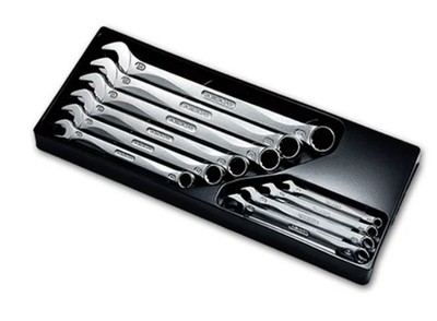 ASAHI TOOLS Revowave Combination Wrench 10-pc Set CLS100 Hot Forged Japan