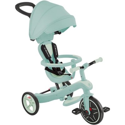 GLOBBER EXPLORER TRIKE 4in1 ECO Kinderwagen Dreirad Laufrad Pistazie