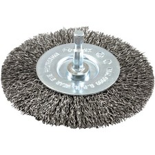 Forney 4 In. Hex Crimped, Coarse Drill-Mounted Wire Wheel 72739 Pack of 5 Forney
