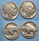 ONE CENT START 1919 AND 19-D BUFFALO NICKELS TOUGH TEEN DATES #11A-14