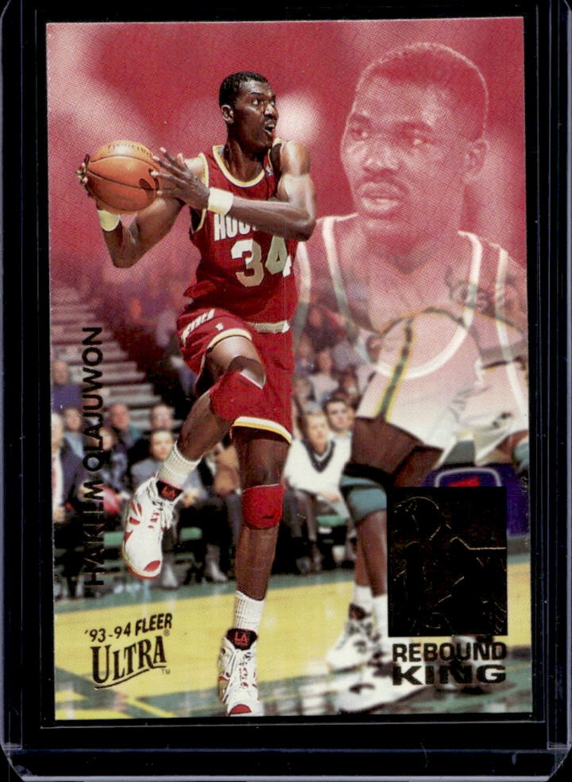 1993-94 Fleer Ultra Hakeem Olajuwon Rebound Kings #8 Rockets