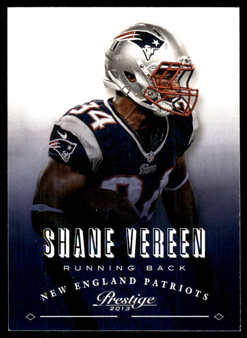 Shane Vereen 2013 Panini Prestige #115 Patriots NFL READ FREE SHIP AutographDen