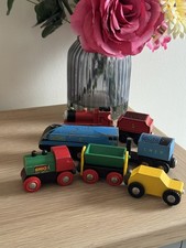 Vintage Brio Trains & Carriages Wooden Trains Wooden Train Track Train Set