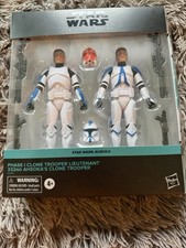 Star Wars Black Series Phase 1 Lieutenant & 332nd Ahsoka s Clone Trooper 2-Pack