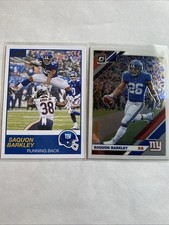 Saquon Barkley Football Card Lot Of 2