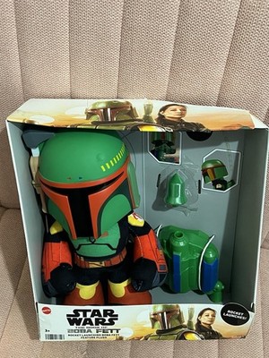 Star Wars Boba Fett Voice Recording Plush Toy Figure | Book of Boba Fett | New