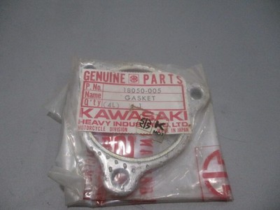 NOS Kawasaki OEM Exhaust Pipe Gasket 1973 F12MX 1974 KX450 18050-005