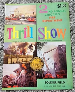 Rare 1960 2nd Annual Chicago Fire Department Thrill Show Program