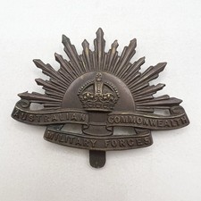 Genuine WW1 Australian Commonwealth Military Forces Cap Badge