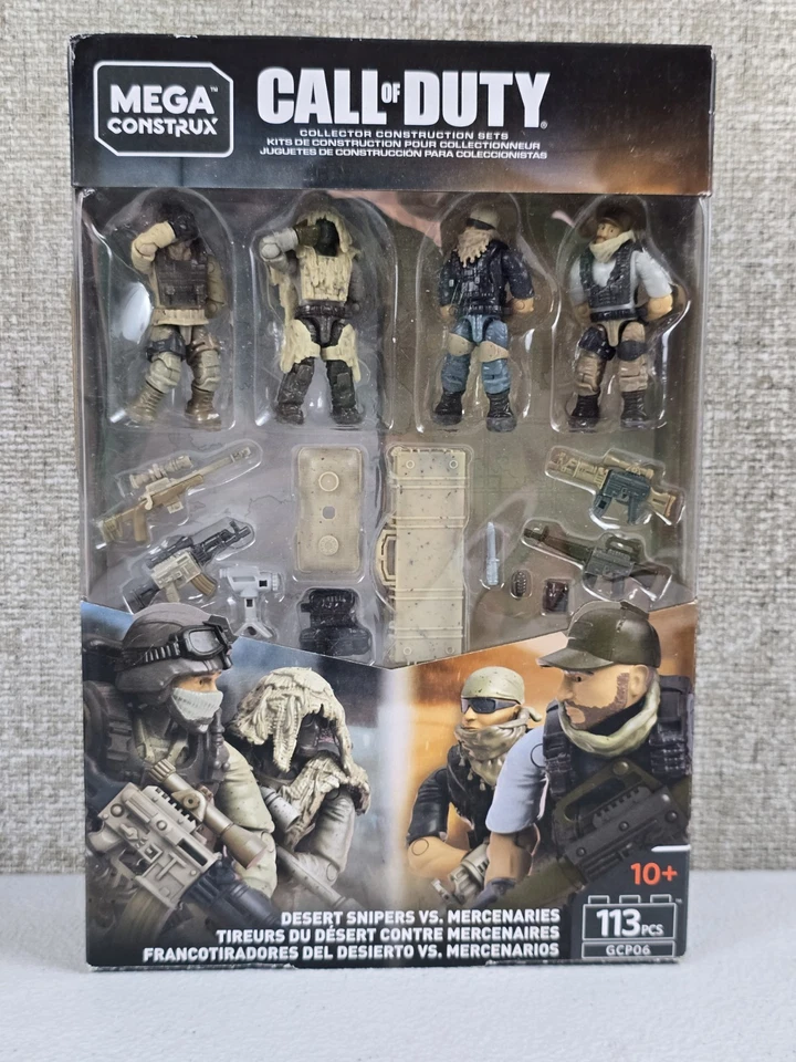MEGA Construx Call of Duty Desert Snipers VS Mercenaries & Winter Crate New  - Image 2 of 4