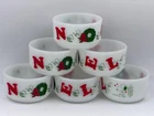 VTG 1965 Peanuts NOEL Christmas Cereal Bowls-Anchor Hocking/Fire King - Set of 6