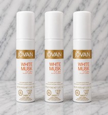 3 x Jovan White Musk 2.5oz each Cologne Body Sprays for Women NEW 