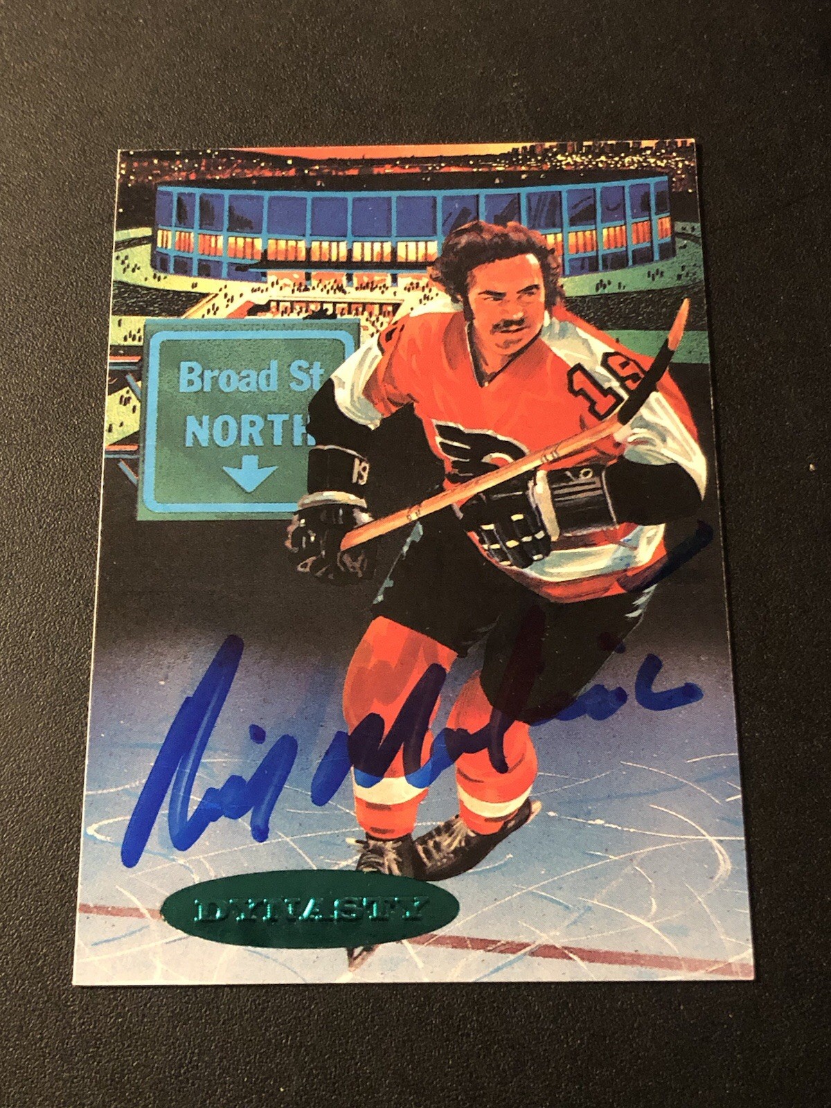 1992-93 Parkhurst Emerald #472 Rick MacLeish AUTO