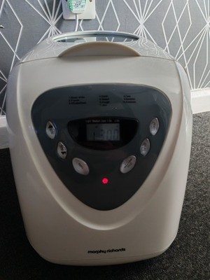 Morphy Richards 48286 Daily Laib Brotbackautomat Weiß 600W - Funktioniert!!!