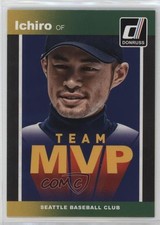 2014 Panini Donruss Team MVP's Ichiro Suzuki #10 HOF 0a2