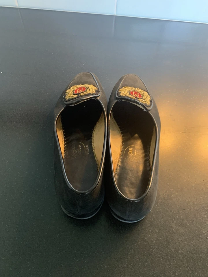 БЕЛЬГИЙСКИЕ ТУФЛИ ЖЕНСКИЕ MIDINETTE РАЗМЕР 6 N ЧЕРНАЯ ЗАМША ЗАКАЗ «M» НАШИВКА УНИКАЛЬНЫЙ - Изображение 2 из 4