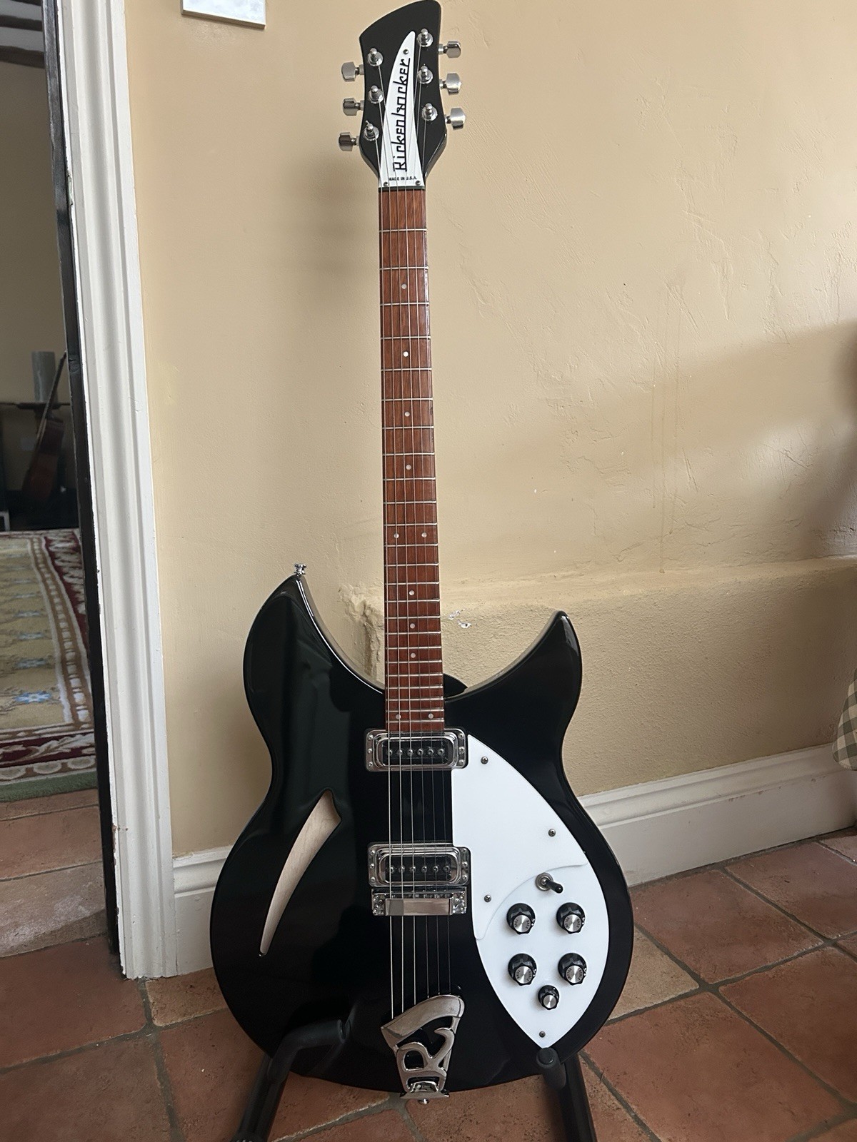 Rickenbacker 330 6 String Jetglo Electric Guitar