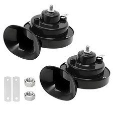 Super Loud Train Horns, 2PCS 12V Waterproof Durable Vehicle Air Electric Snail H
