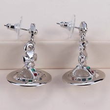 Vivienne Westwood Saturn Orb Earrings Silver  Gold  RoseGold Nana Elegant Goth