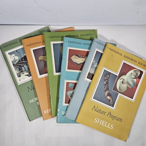 National Audubon Society 1960's Nature Program 6 Booklets With Stamps Boxed Set - Picture 6 of 7