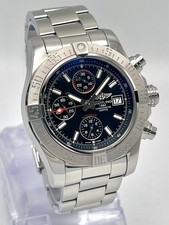 Breitling Avenger II A13381 43mm Cronografo Automatico Quadrante Nero Scatola e Documenti