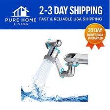 360 Rotatable Kitchen Faucet Aerator - Hands-Free Water Filter Attachment