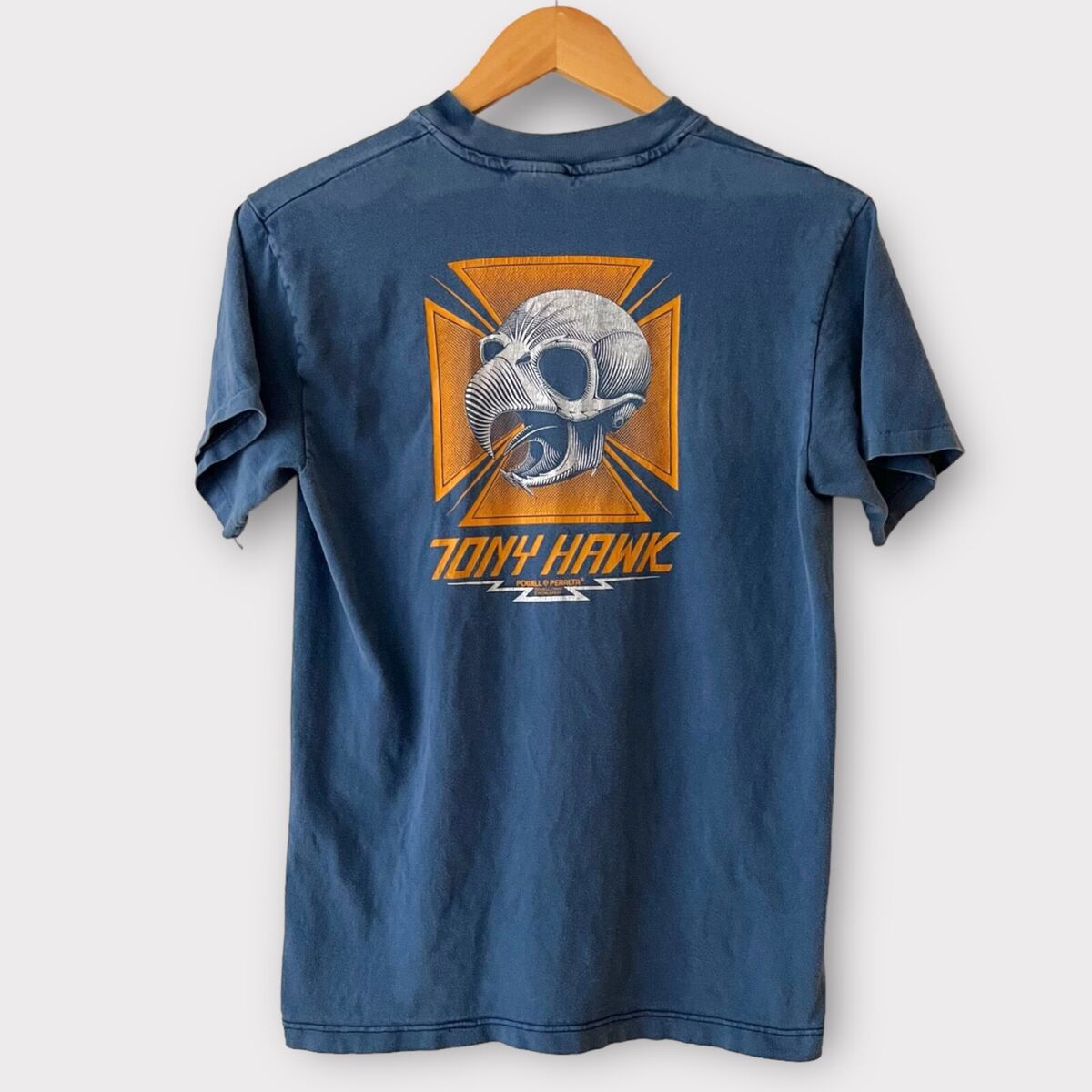 1986 Tony Hawk Vintage Powell Peralta Skateboard Tee Shirt 1986 Tony Hawk Vintage Powell Peralta Skateboard Tee Shirt