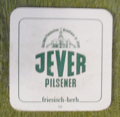 Beer mat, Jever Pilsener - No 1012/86, square, 9.3 cm x 9.3 cm