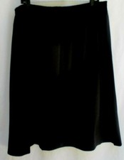 VTG 80's..ROAMANS..USA..BLACK..POLYESTER..SKIRT..PLUS SIZE 2X..NEW OLD STOCK