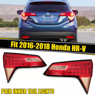 Inner Tail Lights Reverse Lamps Set Pair Fit 2016 2017 2018 Honda HR-V HRV LH&RH