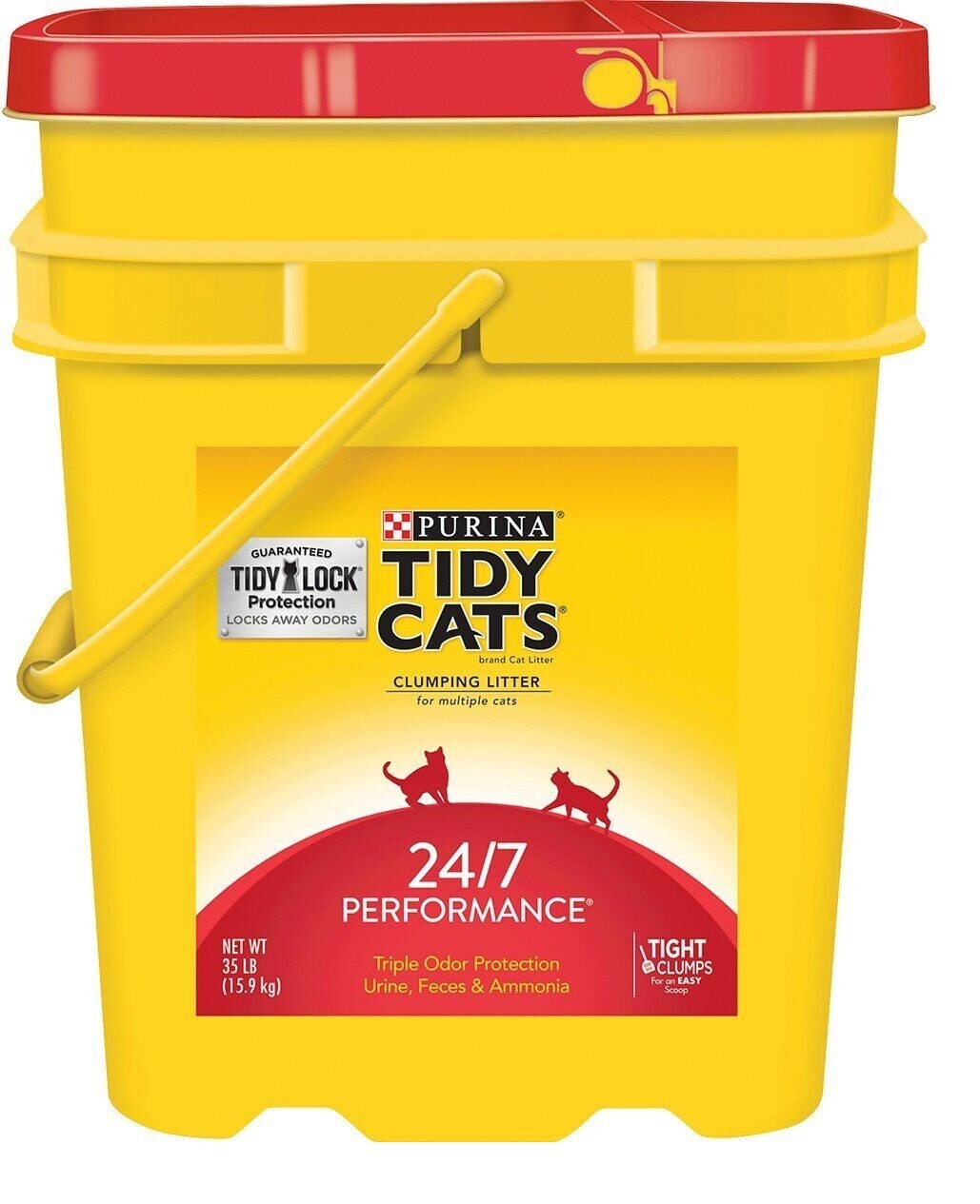 Tidy Cats 247 Performance Scented Clumping Clay Cat Litter 70 lb (2