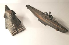 Lot of 2 Cast Metal Pencil Sharpeners