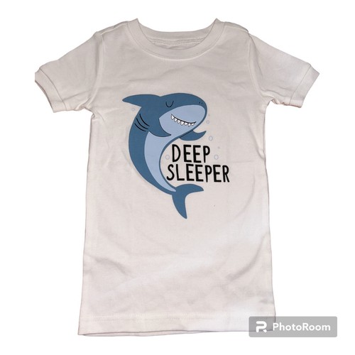 Old Navy Toddler Shark Shirt 5T - Baby Cotton Short Sleeve Tee New
