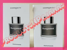 LOT of 2~Commodity BERGAMOT Eau de Parfum .06oz/2ml CARDED SAMPLE Free Shipping