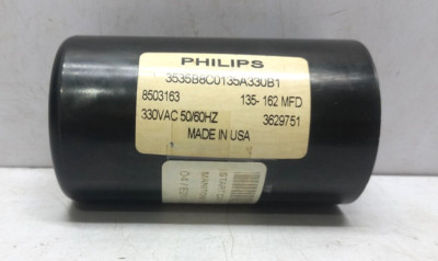 Philips 135-162 MFD Kondensator 330VAC 50/60Hz