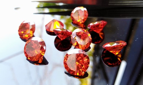 Cubic Zirconia AAA Quality Round shape 10 Multi-Colors Loose Stones (1 - 15)mm - Picture 35 of 55