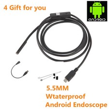 USB Endoscope Waterproof Length Camera Inspection for Android 6PCs 5.5MM
