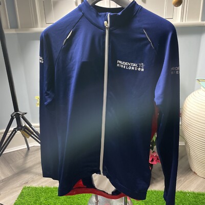 Prudential Ride London Langarm Stretch Full Zip Radtrikot - Größe M