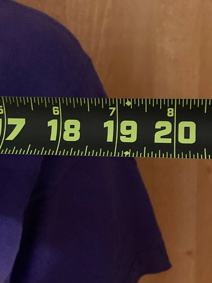 REEBOK SIDNEY RICE 18 VIKINGS NFL 青少年 T 恤 T 恤 L 大号 Lrg 紫色 — 第 3/4 张图片