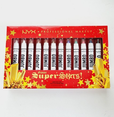 NYX Gimme Superstars Jumbo Eye Pencil Full Size Vault 12 Pc Set - Picture 2 of 4