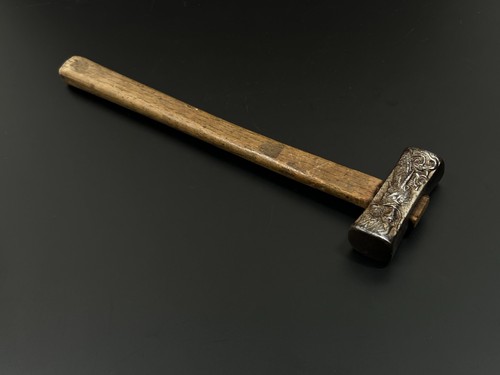 Japanese Vintage iron hammer 1set made by the famous blacksmith / Chisel d52 - Picture 17 of 23