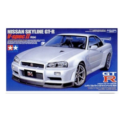 Tamiya 24258 - 1/24 Nissan Skyline Gt-R V-Spec II (R34) - Neu