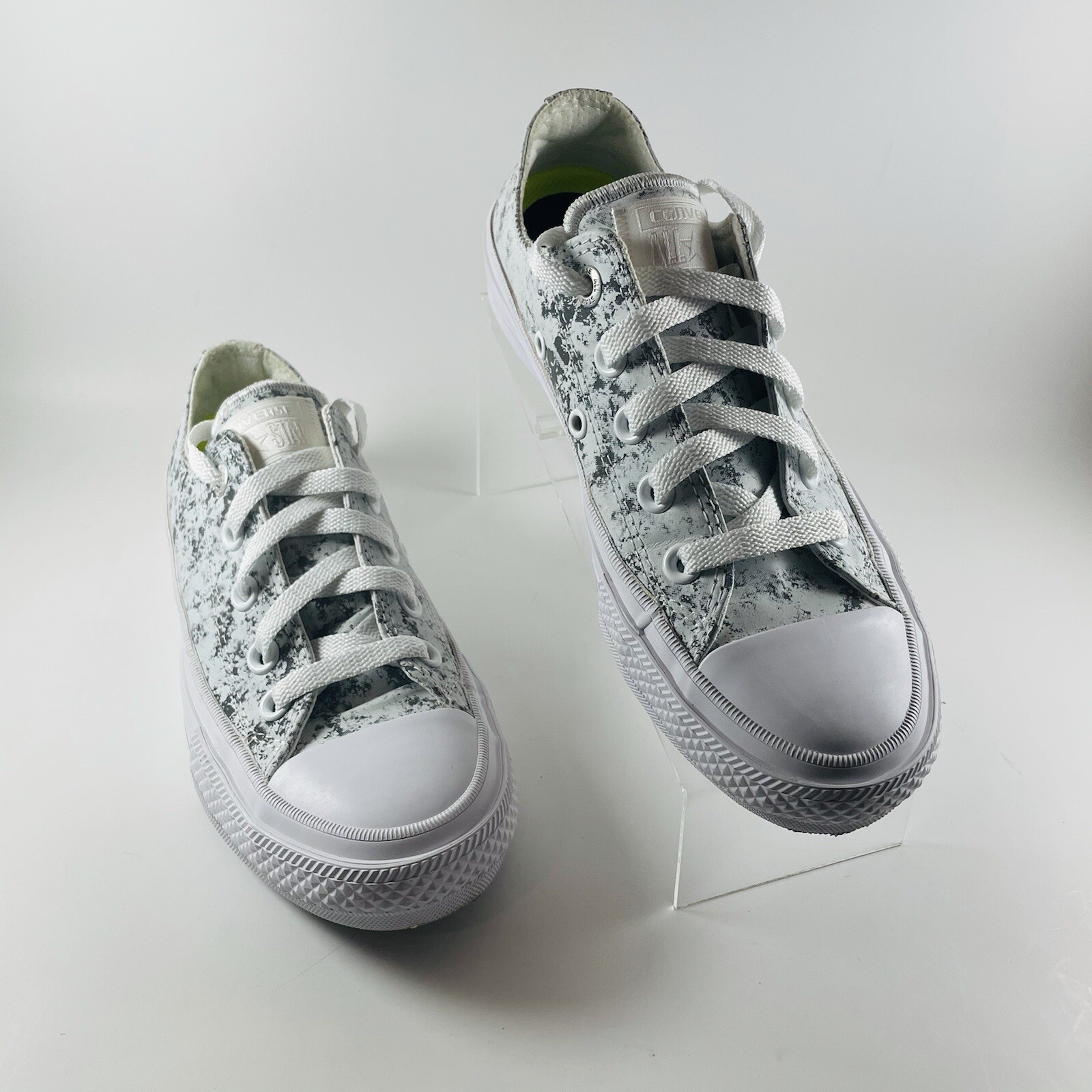 Converse Chuck Taylor All-Star Reflective White Silver 154890C Mens 3 Womens 5-image